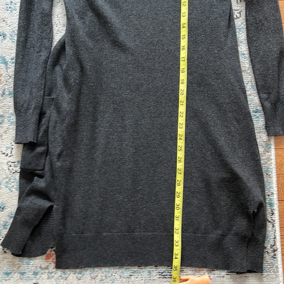 Cielo Charcoal Gray Longline Cardigan - Picture 16 of 16